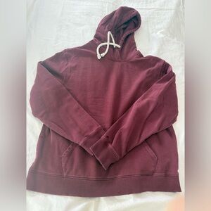 Pact Men's Burgundy Hoodie Sweater Organic Cotton GUC 0213